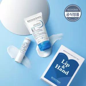 [10%적립][바이오더마] 아토덤 립밤  핸드크림 선물세트