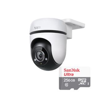 티피링크 Tapo TC40+256GB SD카드 실외 무선 원격제어 CCTV 홈캠 세트