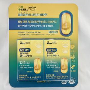 셀트리온 듀얼액트 멀티비타민 알티지 오메가3 30캡슐 2입 2IN1 신기술
