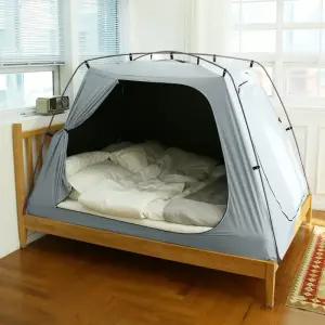 Sandello 빛차단 암막텐트 폴리원단 난방텐트 더블/방풍 보온 방한텐트 암막난방텐트 거실텐트 실내텐트