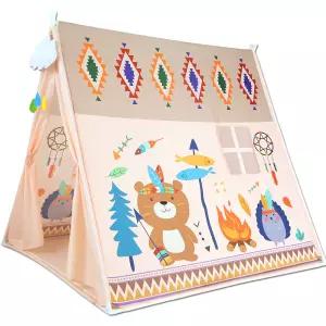 R 초대형 캠핑 베어 인디언 텐트 하우스 889-199c  대형 유아 놀이집 인디언텐트