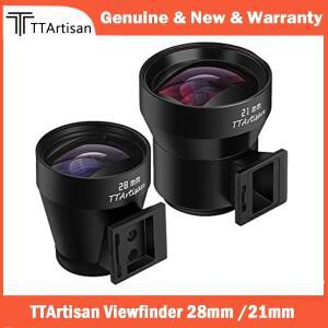 TTArtisan 카메라 뷰 파인더 콜드 슈 마운트 다중  코팅 라이카 M M3 M5 M6 M10 M240 리코 GR용 28mm 21mm