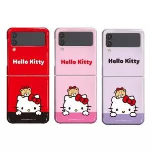 헬로키티 피카부 Z플립 폰케이스 유광 플립7