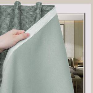 길이 맞춤제작 붙이는 암막 커튼 찍찍이 창문 부착식 원룸 자취방 무타공 커텐 작은창 가리개 침실 가림막