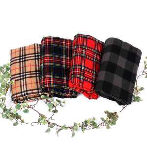 인쇄가능 체크무늬 좋은 원단 담요소재 무릎담요 체크원단