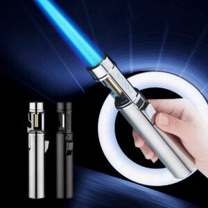 원터치 고화력 토치라이터 가스 충전식 터보라이타 숯불 점화기 모닥불 캠프파이어 장작 불붙이기