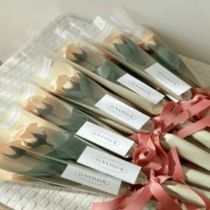 루나플레르 비누꽃다발 한송이 장미 (애플그린) 졸업식 입학식 단체 기업 선물