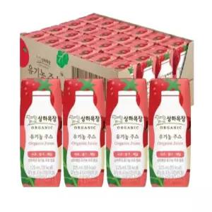 상하목장 유기농주스 사과딸기케일 125ml 24팩
