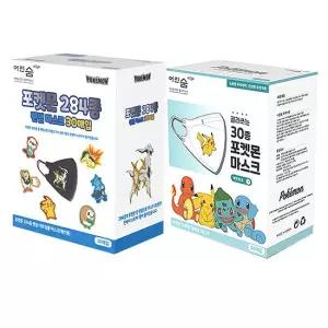 어린숨 포켓몬 마스크 엣지 (30매) + (30매) (총60매)