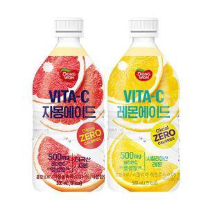 (주)서희에프앤비 동원비타C에이드자몽500ml12개+레몬500ml12개