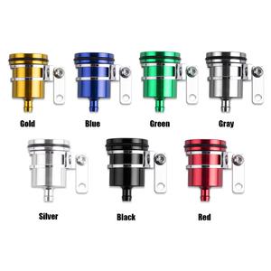 2024 바이크 알루미늄 합금 유니버셜 라이더 오토바이 브레이크 오일 리저버 리어 클러치 탱크 플루이드 컵