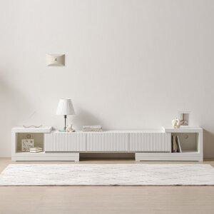 [바로방 가구]샬롯2 확장형 템바보드 거실장 tv 장식장 낮은 거실티비장 1600 티비다이 선반