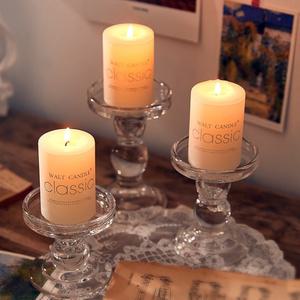 유리 캔들 홀더 양초 받침 클래식 유럽스타일 촛대 양초 티라이트 엔틱 빈티지