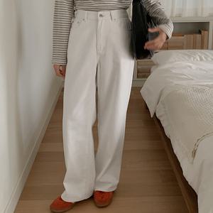 [제작] 혜리니 뒷밴딩 와이드 코튼 팬츠 77760 빅사이즈여성의류