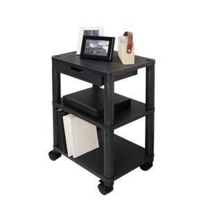 프린터 받침대 다용도 스탠드 이동식카트 3단 프린트다이 거치대 서랍 팩스 복합기 사무용품 선반