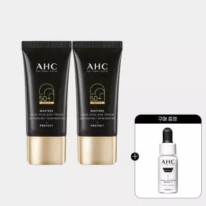 AHC 마스터즈 아쿠아리치 선크림 듀오세트 30ml+(GIFT)프로샷 세럼 5ml