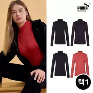 [1종][푸마](19차) 24FW 여성 기능성 모크넥 티셔츠 택1