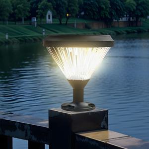 태양광 문주등 LED 가로등 태양열 전구 계단 데크등 마당 조명 대문등 다이아 원형데크형