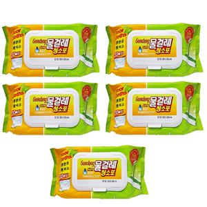 실속형 물걸레 청소포 중형 30매 5팩 가정 사무실 학교 바닥청소 먼지제거