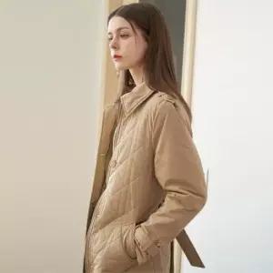 [GS특가][르오트(LeOT)] 캐시미어 블렌디드 클래식 퀼팅패딩코트-사이즈 55~88까지