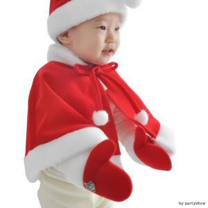 어린이집 크리스마스무대 유아산타장갑 레드 홈파티소품 가족여행 재미있는코스튬