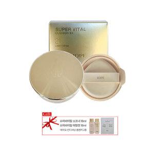 아이오페 슈퍼바이탈 쿠션 EX 21호 라이트베이지 본품16g+리필16g / NEW 6세대 신형 무료
