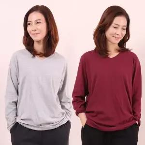 [하프클럽/] 사계절데일리브이티 WW6799M411 빅사이즈