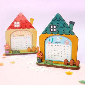 탁상형 만년 달력만들기