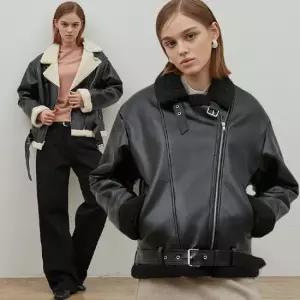 [GS특가][르오트(LeOT)] 감도높은 라이더 인조가죽 무스탕