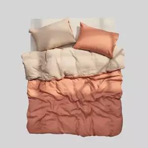 [콤마씨](대전신세계) 프리미엄리넨 투톤 침구세트 킹 5컬러(패딩솜추가)