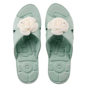 신우 EVA 플라워 지압 거실화 발편한 거실 실내화 국산