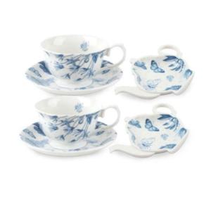 포트메리온 보타닉 블루 커피잔 2인조 티백 받침 2p