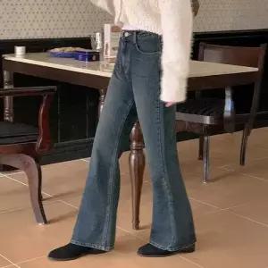 [코코블랑] 리움 기모 부츠컷 데님팬츠