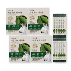김오곤 식후바로 여주환 저온 건조 국내산 여주 돼지감자 뚱딴지 분말 과립형 환 개별 스틱 세트