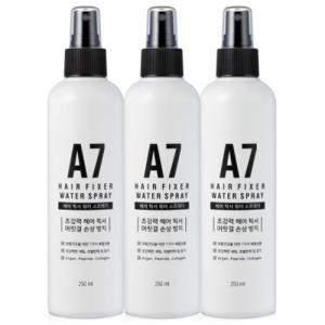A7 헤어픽서 볼륨 워터 헤어스프레이 250ml 3개
