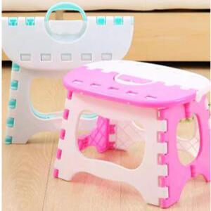 목욕탕 플라스틱 폴딩 의자 보조 콤팩트 스툴 접이식 간이