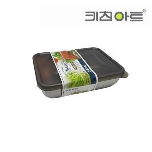 [셀러허브]키친아트 피앙새 사각 스텐냉동용기 1호 310ml (S16024177)