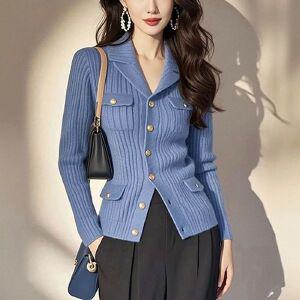 [NS홈쇼핑](삽)골드 버튼 카라 니트 재킷 2종[34912904]