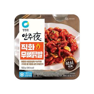 안주야 직화무뼈닭발 간편조리안주 160g x 5개