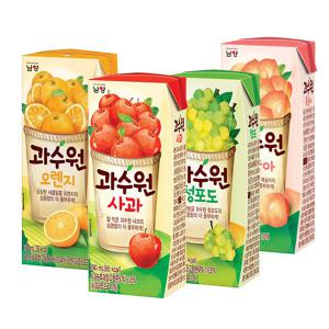 남양 과수원 190mlx24팩 골라담기 #오렌지 #청포도 #사과 #복숭아