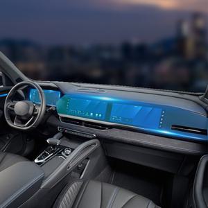 그랑 콜레오스 자동차 용품 네비게이션 액정보호 필름 일체형 풀커버 필름