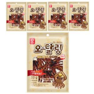 한진식품 오달링 버터구이 오다리 33g 5개