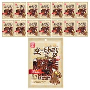 한진식품 오달링 버터구이 오다리 33g 15개