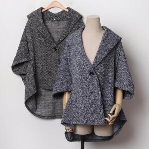 빅사이즈 502 원버튼체크기모가디건 DMNB775