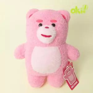 아트박스/오키오 오키오 핑크곰 벨리곰인형 뽀글이 인형 30cm
