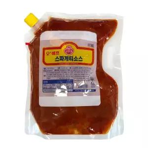 [오뚜기] 오쉐프 스파게티소스 2kg (스파우트팩)