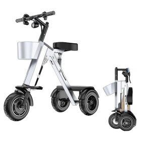 접이식 삼륜 전동 세발 킥보드 대리 기사 스쿠터 전기 경량 퀵보드 인용 노인 전기스쿠터