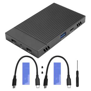 HDD 인클로저 M.2 NVMe 듀얼 베이 Gen2 10Gbps 허브 도킹 스테이션