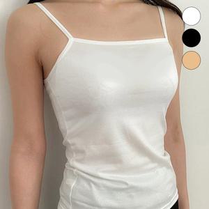 3개세트 여성 데일리 만능 기본템 이너 레이어드 끈나시 탑 민소매