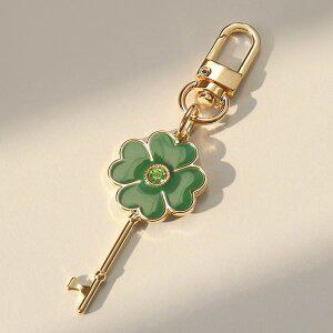 [디바테일][탄생석] 행운의 클로버 열쇠 키링 (선물포장)